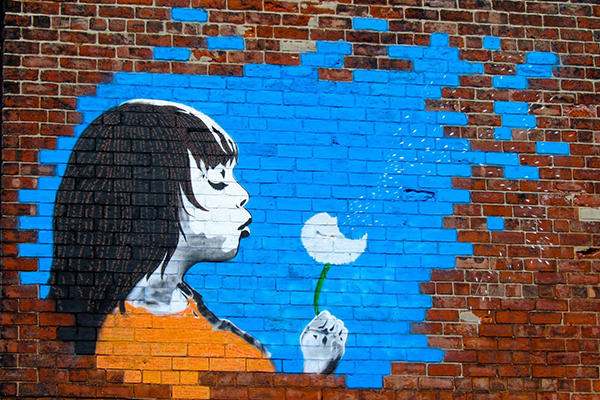 Image: Chris Swain Make a Wish, Bentley Street Art, Right Up Our Street