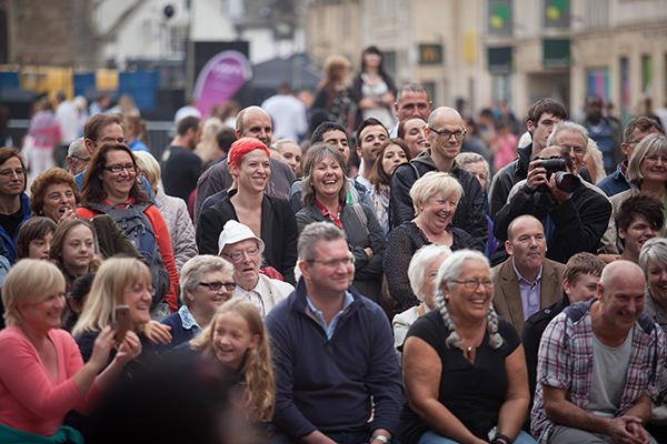 Photo: Dan Donovan Audiences at Peterborough Arts Festival
