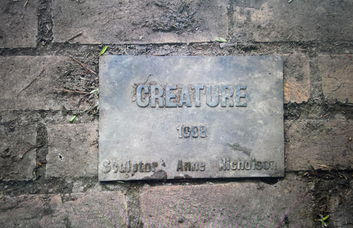Sculpture plaque for Creative, Thorpe Meadows Park