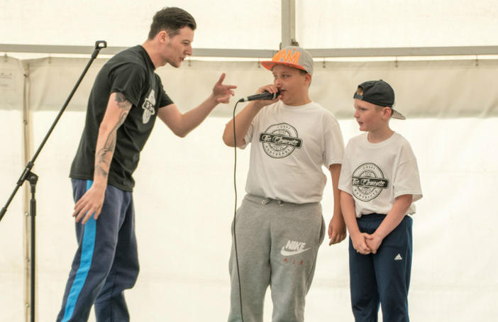 The Elementz perform at Field Day Festival 2016. Photo: Adam Balcomb The Elementz perform at Field Day Festival 2016. Photo: Adam Balcomb
