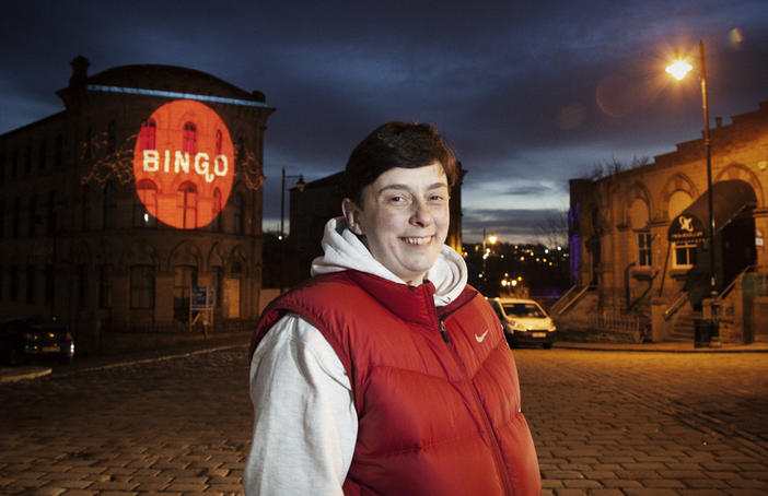 Scenemaker Gayna in Batley. Photo: Len Grant