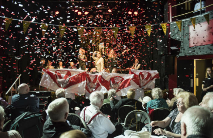Heart of Glass. A Right St Helens Knees Up performed by residents from sheltered housing at Citadel Theatre. Photo: Stephen King Heart of Glass. A Right St Helens Knees Up performed by residents from sheltered housing at Citadel Theatre. Photo: Stephen King
