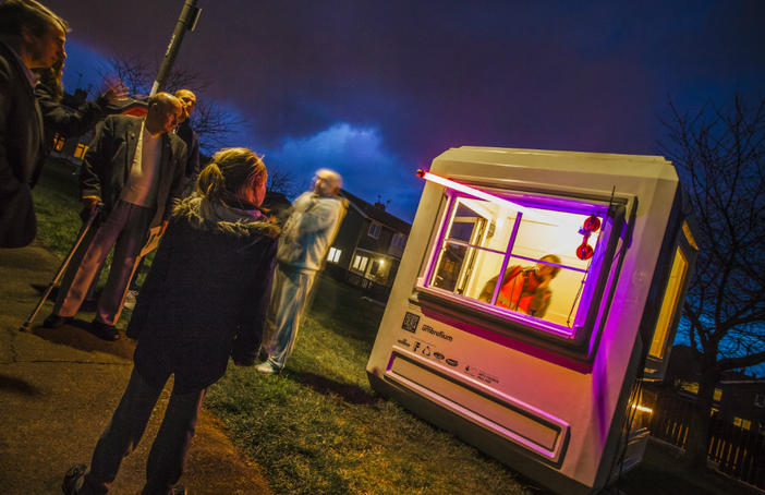 East Durham Creates' VoiceOver project in Horden. Photo: Richard Kenworthy