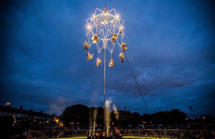 Photo: Clara Lou The Enchanted Chandelier by Transe Express, Appetite, Stoke-on-Trent, 2016