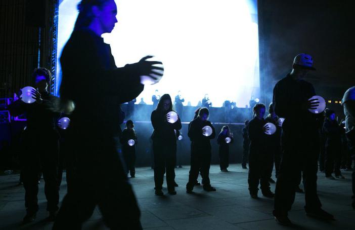 Photo: Dan Prince WordPlay a mass participation dance project with Southpaw Dance Company in South Tyneside. The Cultural Spring