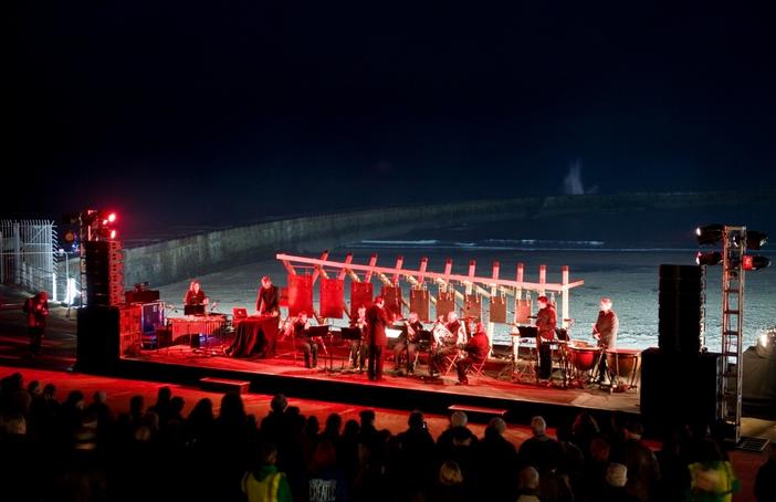 Photo: Colin Davison Performance of Fl10S: False Lights Seaham at Seaham Marina, 15 November 2014