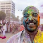 Hounslow community joins in with Compagnie Artonik's thrilling Holi celebration